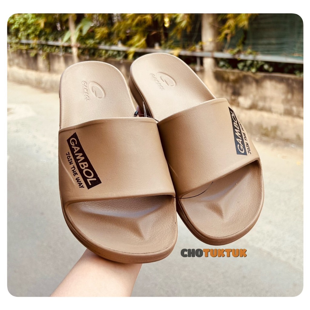 Dép nam dép Thái Lan quai đúc nam nữ Gambol 42184