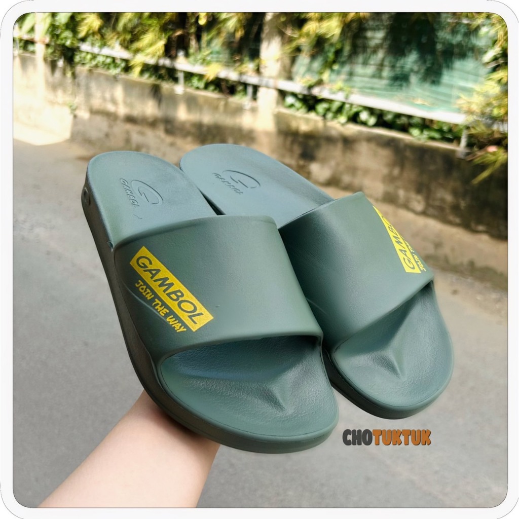 Dép nam dép Thái Lan quai đúc nam nữ Gambol 42184