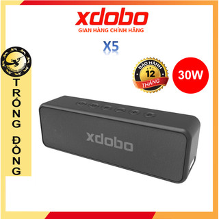 Loa bluetooth 5.0 xdobo x5 loa di động siêu trầm siêu hay, công suất 30w - hỗ trợ thẻ tf - chống nước ipx6 - chính hãng