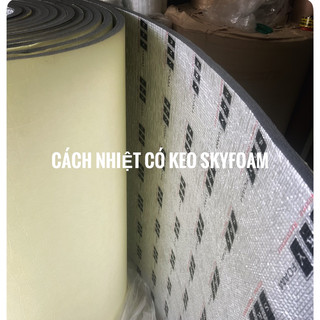Cách nhiệt chống nóng sky foam có keo dán dày 10mm và 20mm