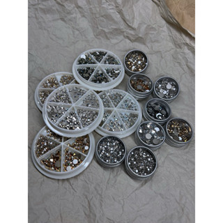 [Siêu sáng] Set đá Úc mix size trang trí móng tay nail, không bung chân, sáng trong suốt chính hãng