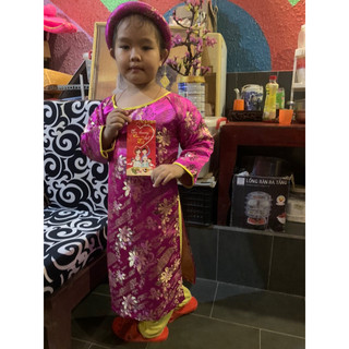 áo dài tết cho bé 28-30kg