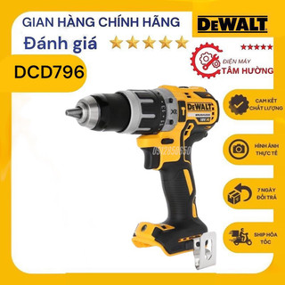 Máy khoan dùng pin DeWALT 18V DCD796 - Hàng chính hãng bảo hành 3 năm