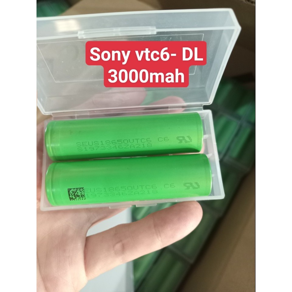 Pin 18650 VT6, nội trở 11, dung lượng 3000mah, pin mới