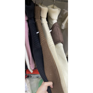 áo len cổ lọ trơn cho bé