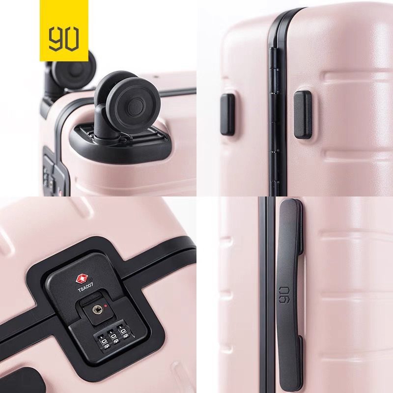 Vali Xiaomi 90 point HÀNG CHÍNH HÃNG size 24, màu trắng đen