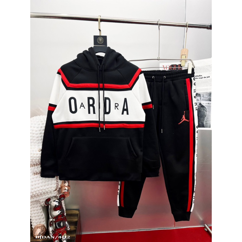 BỘ THỂ THAO TRẦN BÔNG CÓ MŨ HODIE CỰC ẤM