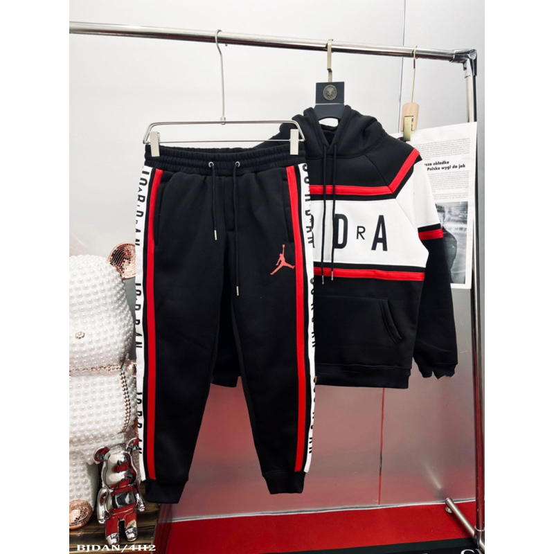 BỘ THỂ THAO TRẦN BÔNG CÓ MŨ HODIE CỰC ẤM