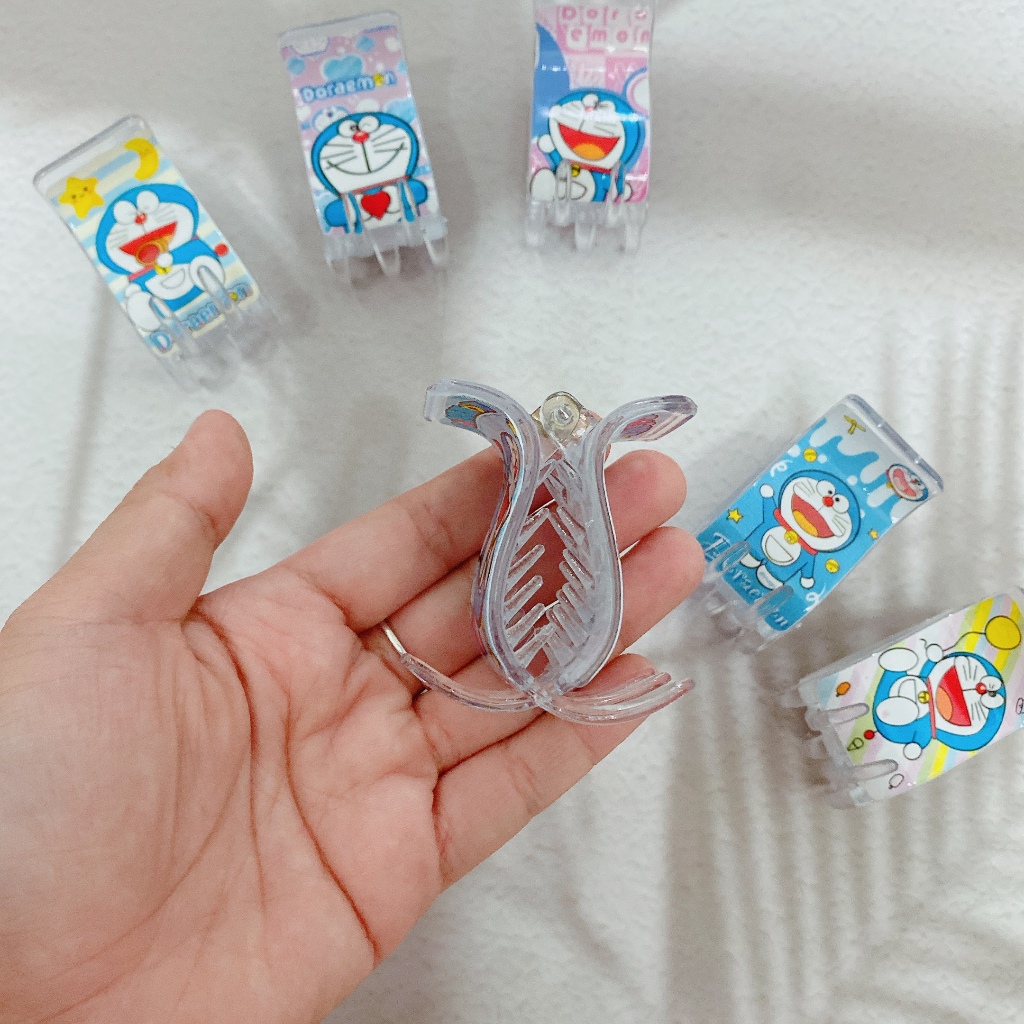 Kẹp tóc càng cua Doraemon 5 răng dễ thương cute TooYoo BK00652