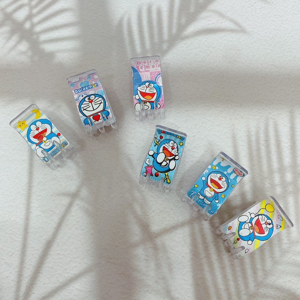 Kẹp tóc càng cua Doraemon 5 răng dễ thương cute TooYoo BK00652