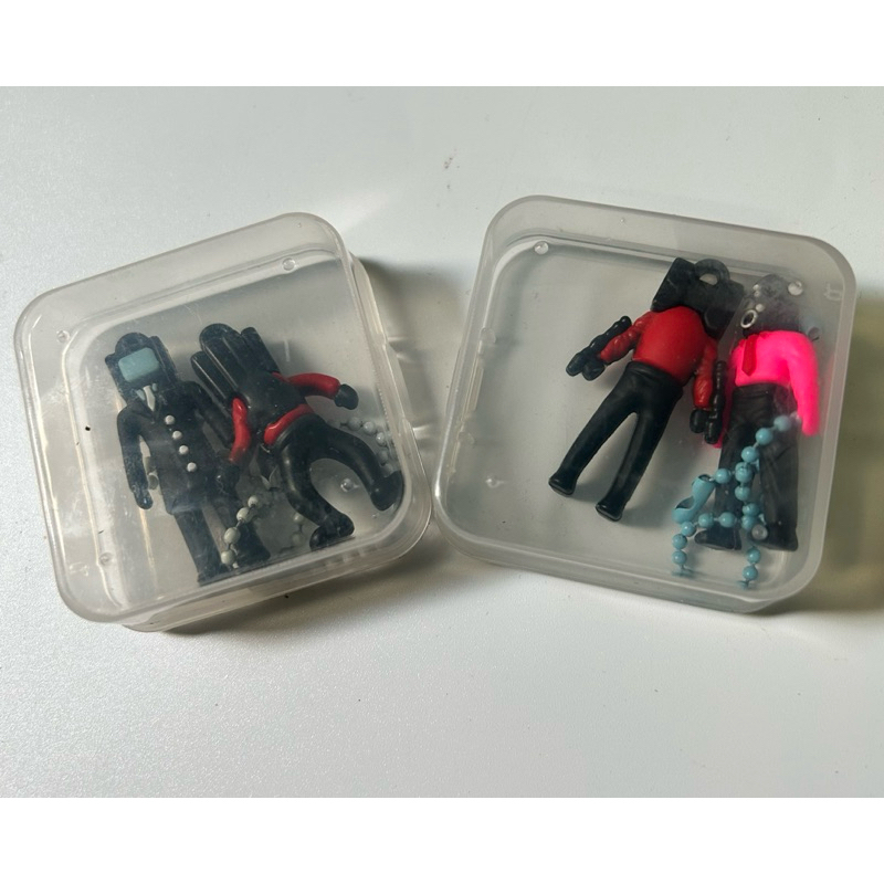 Combo 2hộp mô hình Toillet ,gấu dâu,nonel mỗi hộp 2c