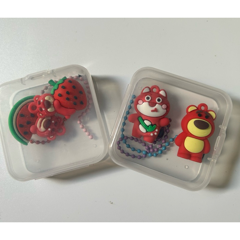 Combo 2hộp mô hình Toillet ,gấu dâu,nonel mỗi hộp 2c