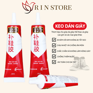 Keo Dán Giày Keo Dán Dép Siêu Dính Siêu Trong Suốt 60ml Chính Hãng Chuyên Dụng Chống Nước Nhanh Khô  An Toàn Cho Da RIN