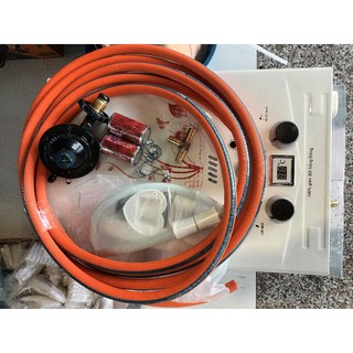 Bình nóng lạnh Gas Pansy 10L (Combo)
