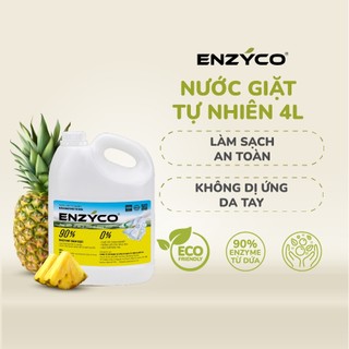 Nước giặt sinh học enzyco lành tính 90% enzyme từ dứa 4l