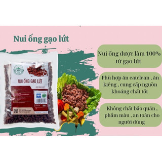 Nui ống gạo lứt eatclean 500gr