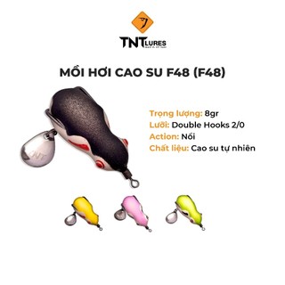 Mồi câu lure nhái hơi tnt – f48 chính hãng