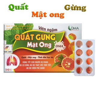 Kẹo ngậm ho Quất Gừng Mật Ong