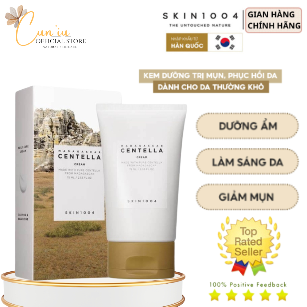 Kem Dưỡng Ẩm Và Làm Dịu Da Skin1004 Madagascar Centella Cream 75ml
