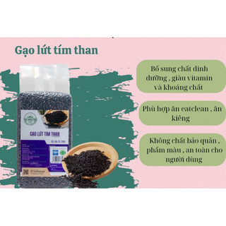 Gạo lứt tím than sóc trăng 1kg tây nguyên food
