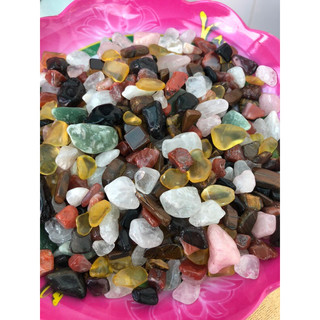 Đá thạch anh vụn nhiều nhiều màu sắc 100gram