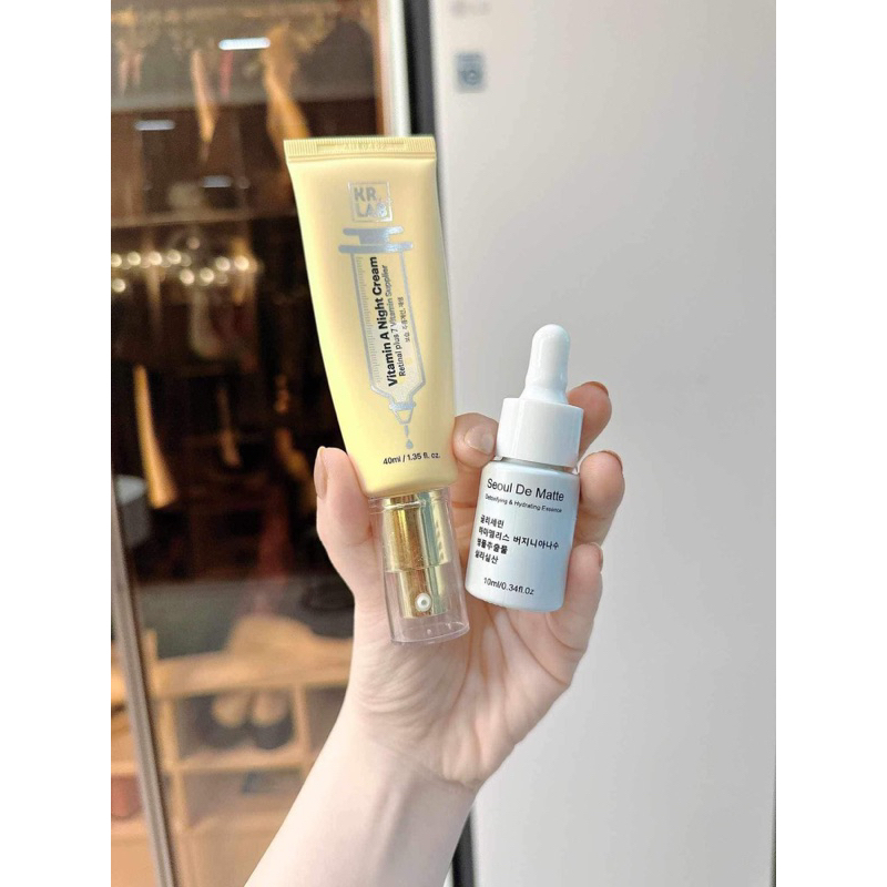 Kem đêm retinal 1.0 krlab +thải độc matte seoul hạn dùng 2026
