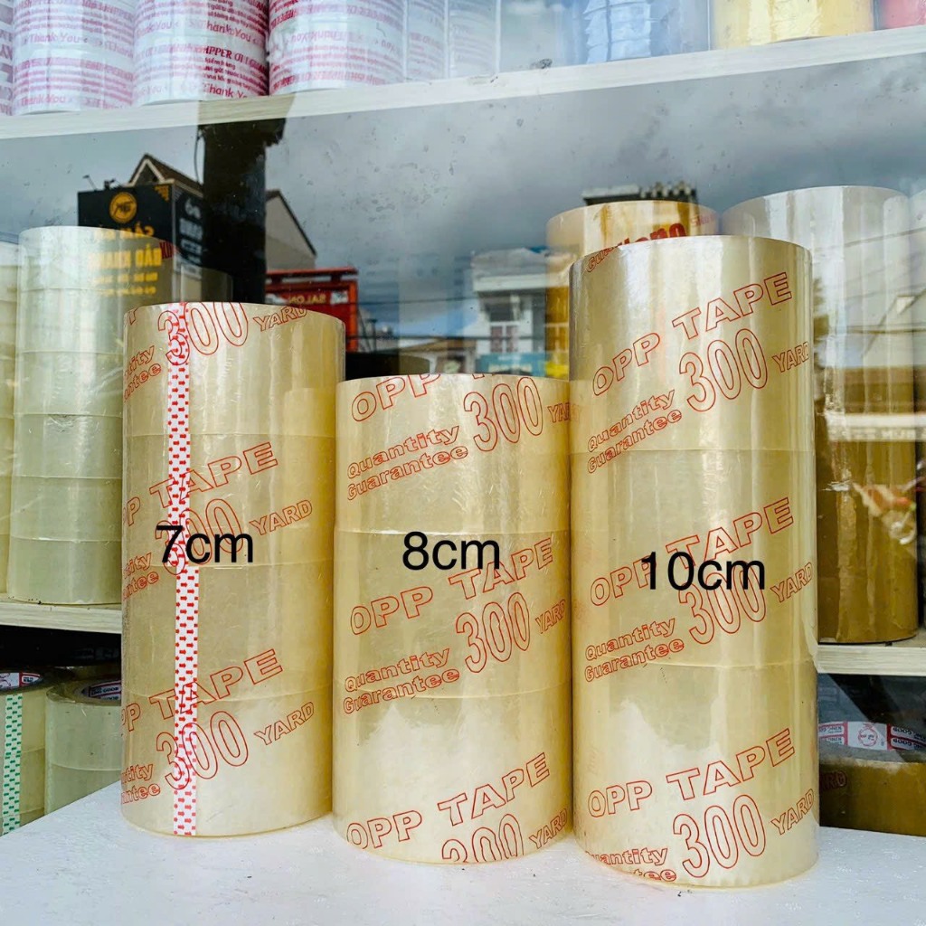 Cuộn băng keo bản rộng 10cm 300yard KEOAP555