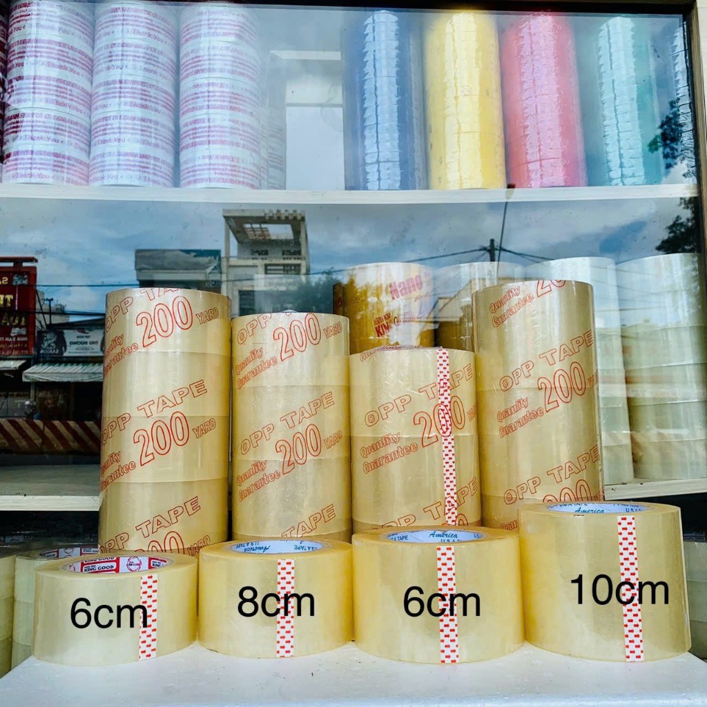 Cuộn băng keo bản rộng 10cm 300yard KEOAP555