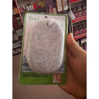 Đá bọt biển chà gót chân suri mira oval pumice stone hàn quốc