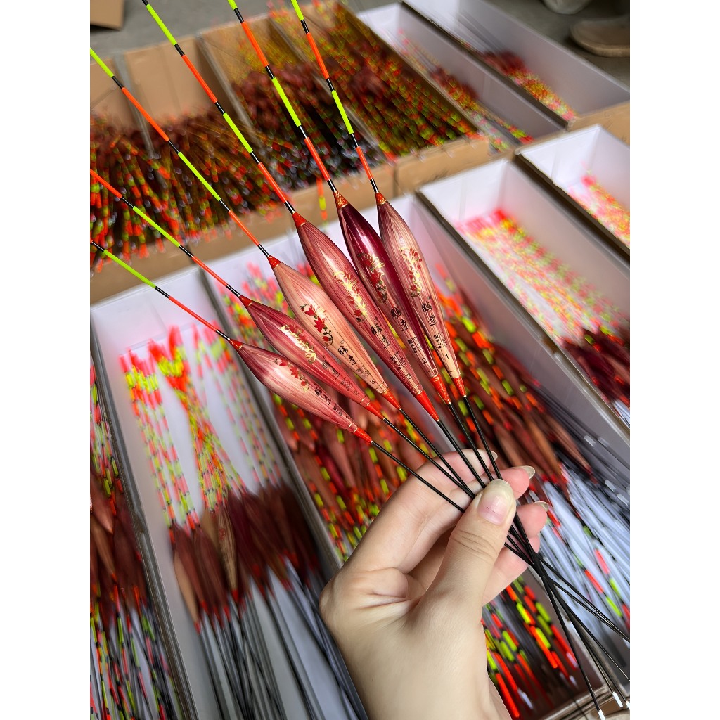 Phao Câu Cá THanh Lý Phao Cỏ Lau Sậy Thủ Công Hàng Cao Cấp đồ câu cá