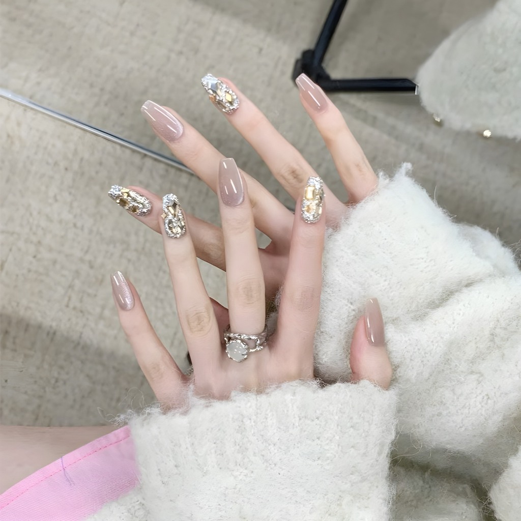 Mã 593 Nails Box 24 Móng Cao Cấp Mắt Mèo From Vừa...593