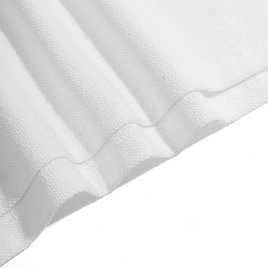Áo Thun Nam Cao Cấp Polo Cool Piqué Trắng BY COTTON NEW