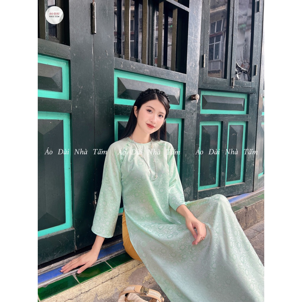 CÁCH TÂN GẤM TRƠN XANH NHẠT  - CT31