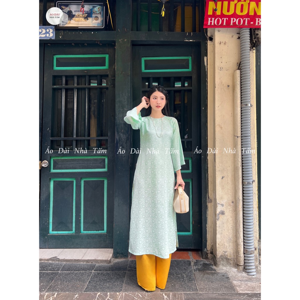 CÁCH TÂN GẤM TRƠN XANH NHẠT  - CT31