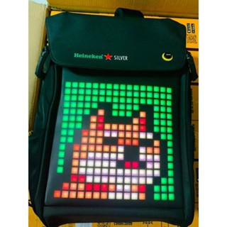  balo divoom pixoo backpack-m hiển thị màn hình led.hàng Heineken 