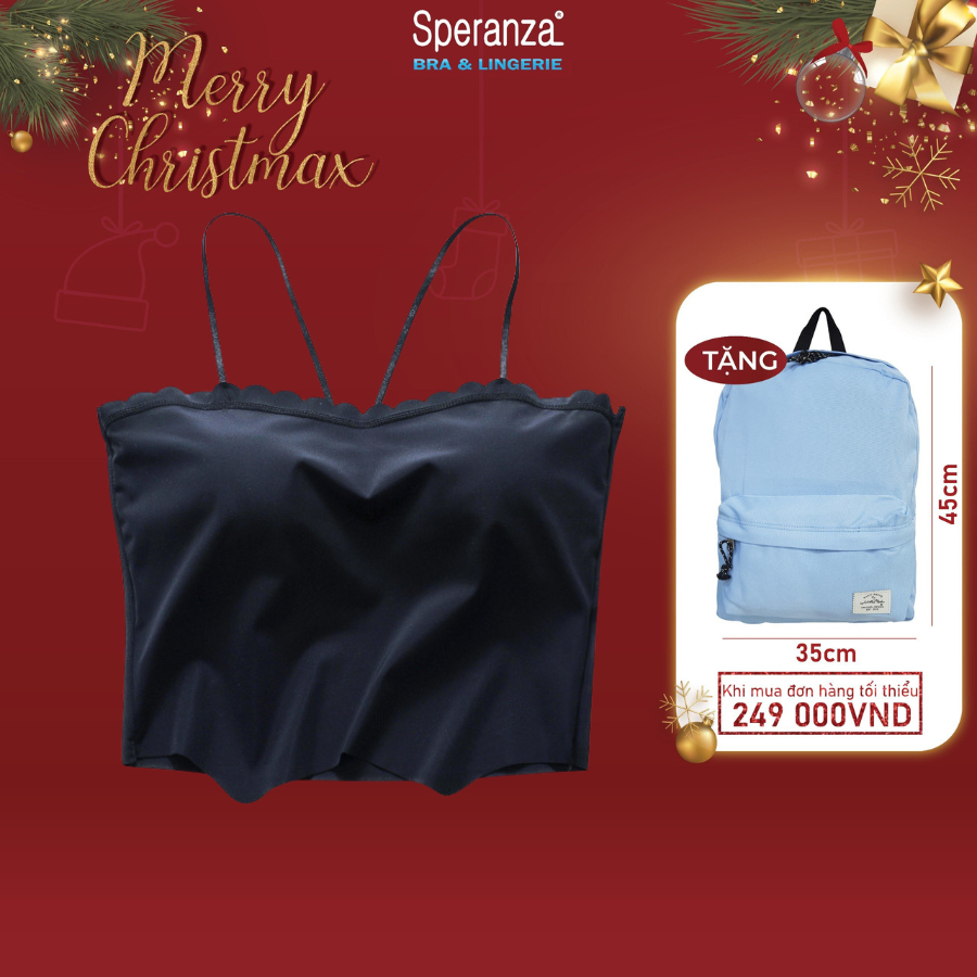 Áo bra nữ không gọng Speranza, kiểu dáng áo 2 dây đeo và chui đầu, mịn màng, mỏng nhẹ - SPAL72305SH