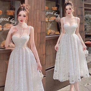 Đầm ren nữ nhẹ nhàng