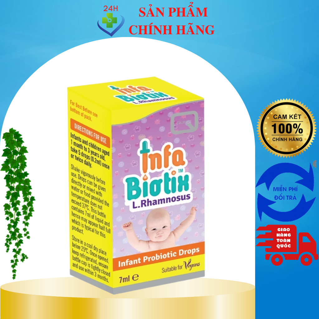 - Probiotic đặc chế cho trẻ sơ sinh từ 1 tháng và trẻ nhỏ 7ml