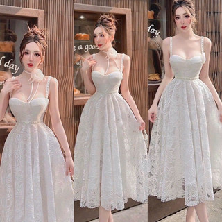 Đầm ren nữ nhẹ nhàng