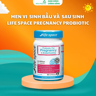 Life Space Pregnancy Probiotic 30 Capsules - Bổ sung men vi sinh cho phụ nữ mang thai và sau khi sinh