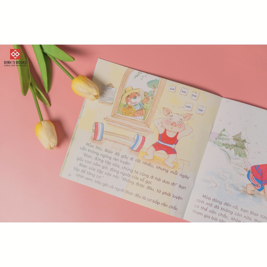 Sách - Bồi dưỡng tính cách tự tin và mạnh mẽ cho trẻ 3-6 tuổi - Đinh tị Books - bộ 8 cuốn