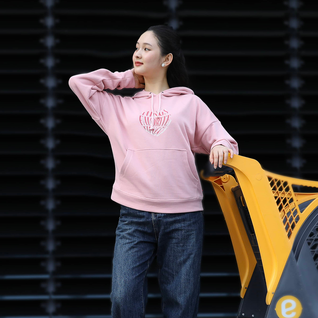 Áo hoodies nữ kiểu dáng thời trang, cá tính nữ chất liệu vải CVC kiểu dệt chân cua 540p 0029 PALTAL
