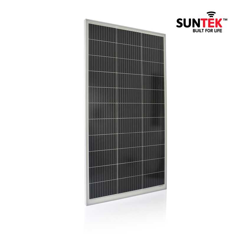 Tấm Pin Mono Năng Lượng Mặt Trời SUNTEK SSP-150W/19V 12BB - Hàng Chính Hãng - Bảo hành 12 năm