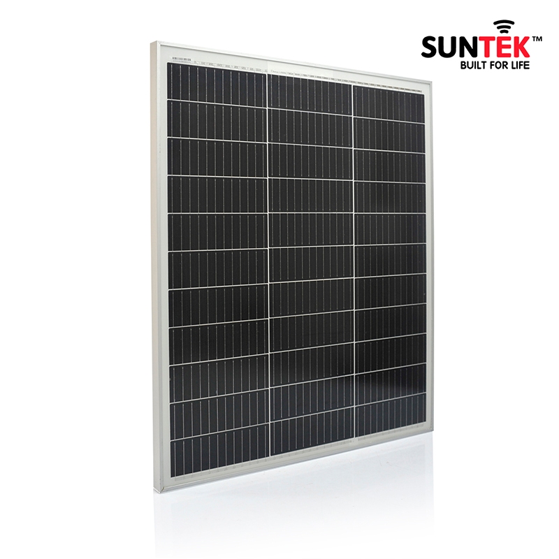 Tấm Pin Mono Năng Lượng Mặt Trời SUNTEK SSP-100W/18V 12BB - Hàng Chính Hãng - Bảo hành 12 năm