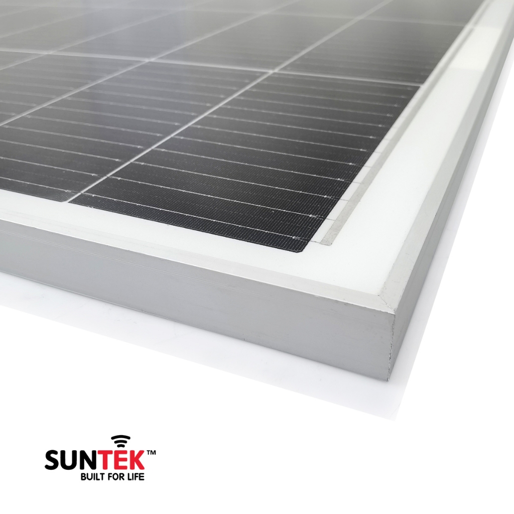 Tấm Pin Mono Năng Lượng Mặt Trời SUNTEK SSP-100W/18V 12BB - Hàng Chính Hãng - Bảo hành 12 năm