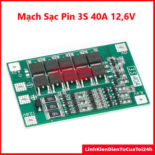 Mạch sạc pin 3s 40a 12,6v cân bằng - bảo vệ pin