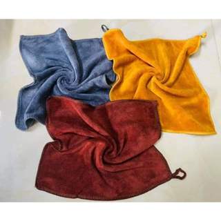  Combo 10 khăn 30x30cm:làm nail làm móng lau tay lau xe lau bếp: có móc treo mềm mịn siêu thấm hút không đổ lông 