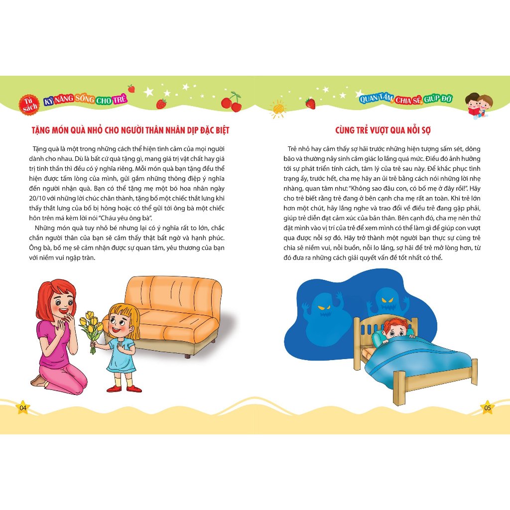 Sách - Combo 4 Quyển Kỹ Năng Sống Cho Trẻ