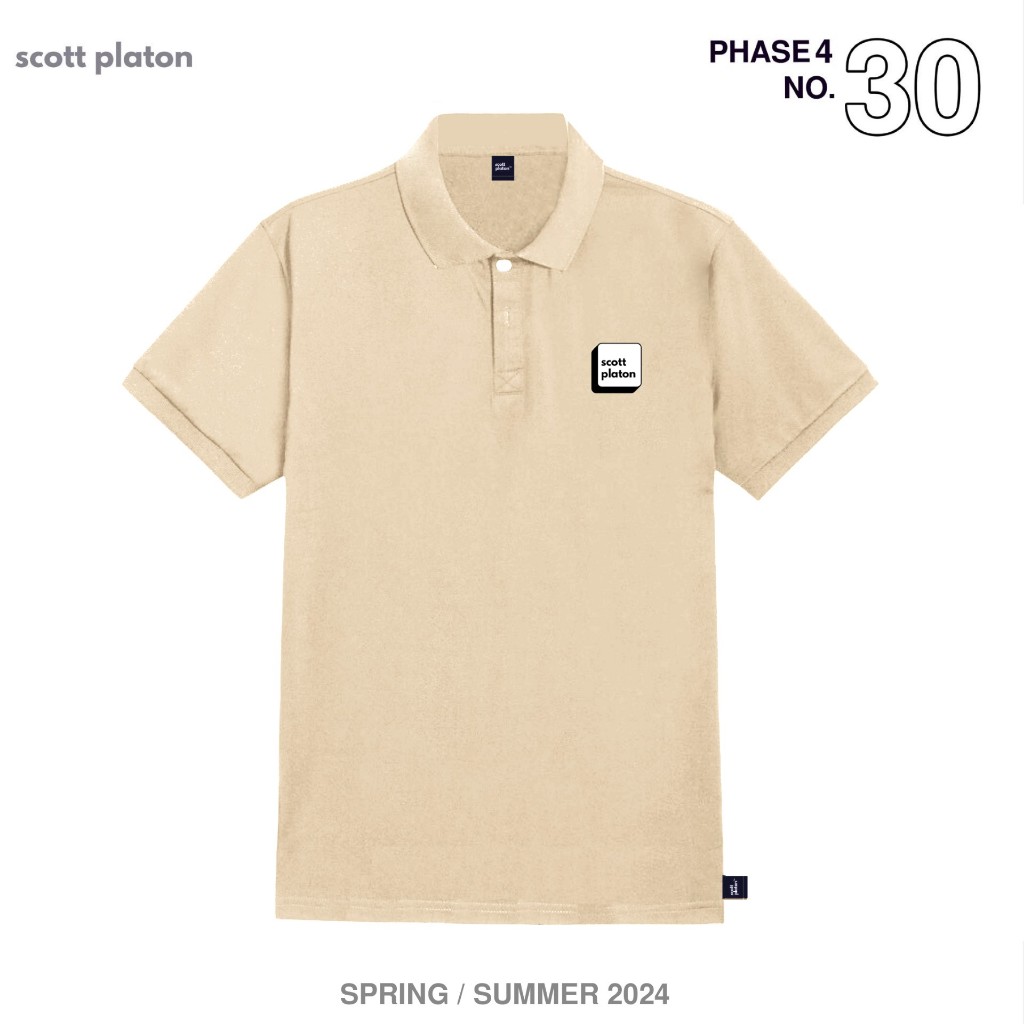 Scott Platon Áo Polo Box Logo - Chất liệu microfiber dày dặn hút ẩm co giãn tốt