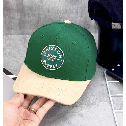 Mũ lưỡi trai, nón kết nam nữ phối da lộn Brixton Supply thời trang phong cách, M227